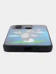 Синий чехол с рисунком на Xiaomi Redmi 12C (Сяоми Редми 12Ц)