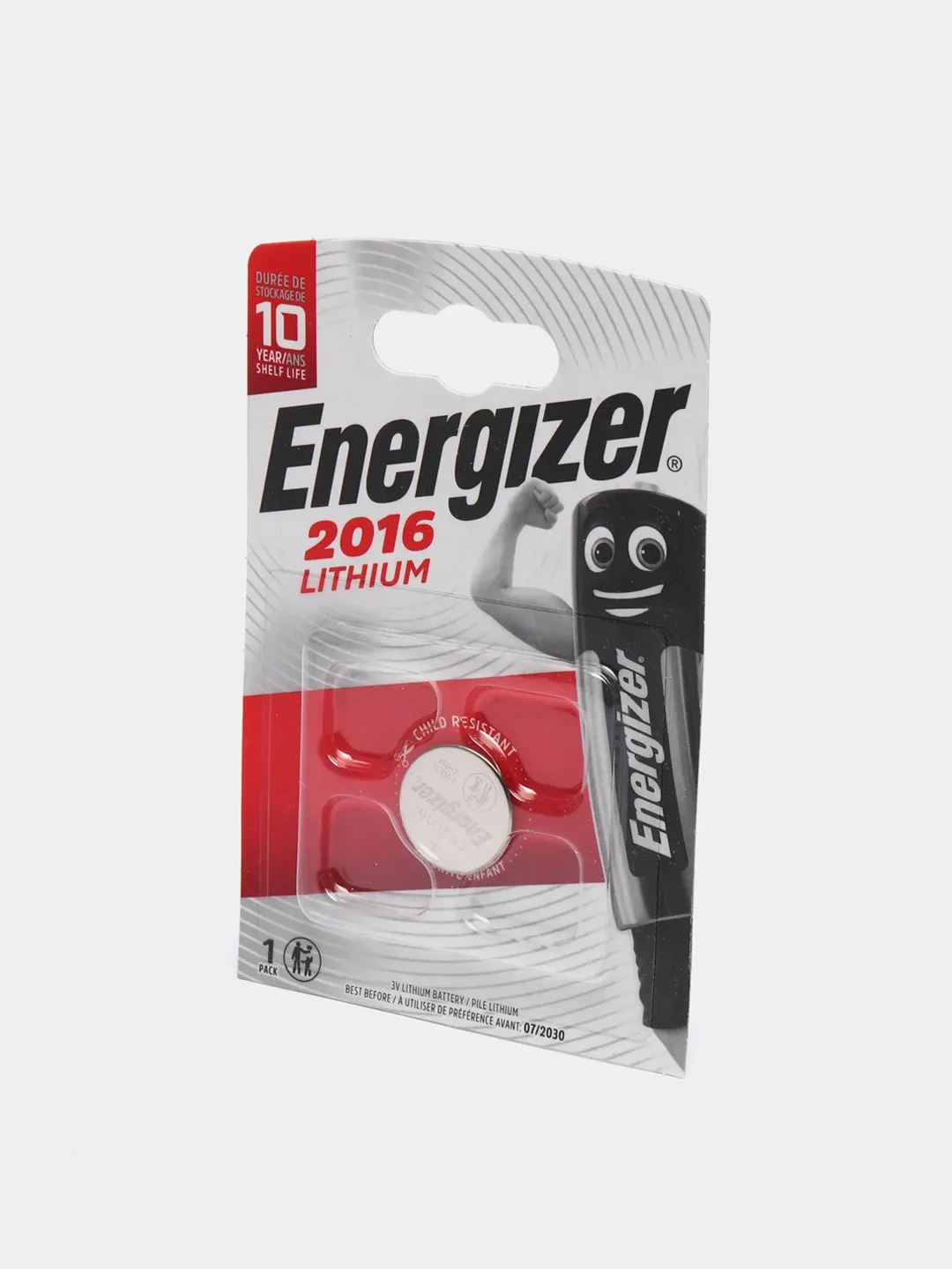 Батарейка Energizer CR2016 литиевая 3V