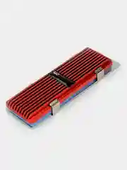 Красный радиатор для SSD M.2 2280 Thermorysis, алюминиевый