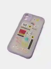 Лавандовый чехол для айфон (iPhone) 11 / 12 / 13 Pro Max про макс пластиковый с принтом