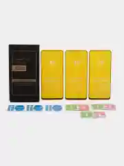 Черный защитное стекло 9D для Samsung Galaxy S22 / S23 (Самсунг Галакси С22 / С23)