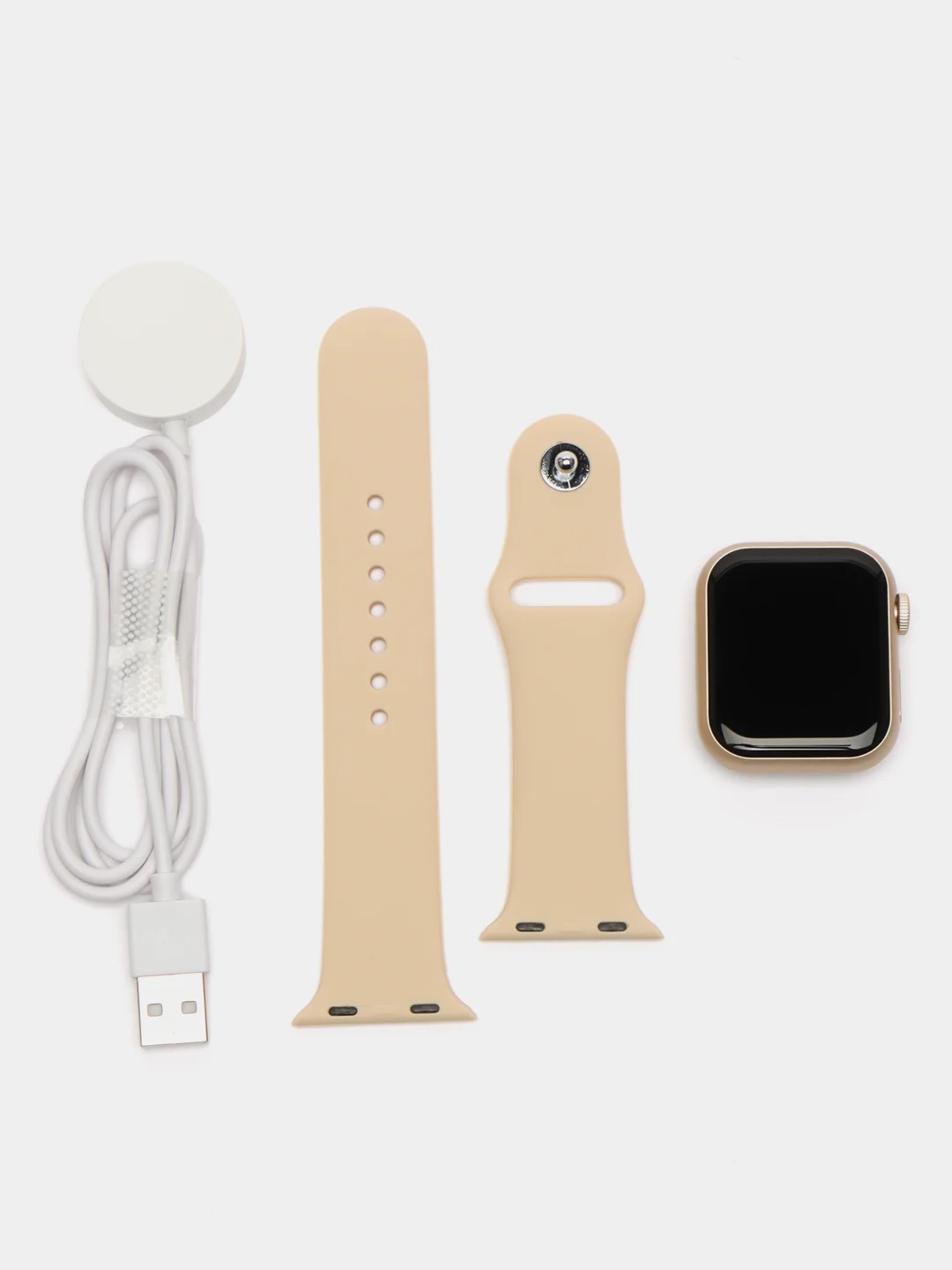 Золотой умные часы Smart watch X8 Mini 41 мм