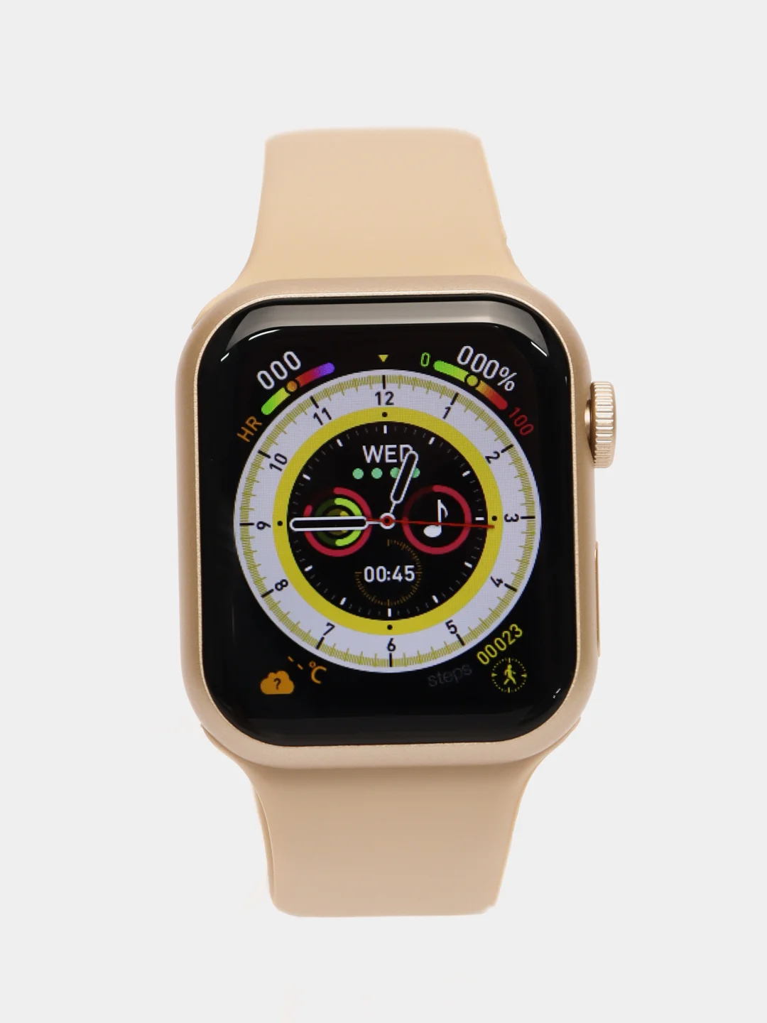 Золотой умные часы Smart watch X8 Mini 41 мм