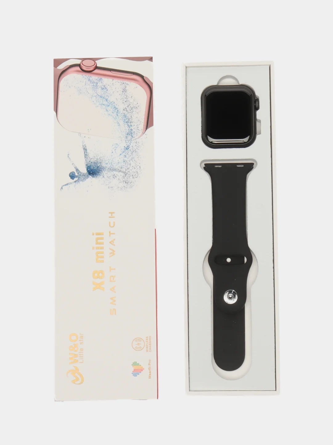 Черный умные часы Smart watch X8 Mini 41 мм
