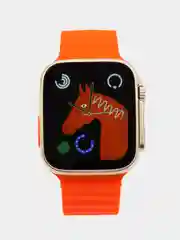 Оранжевый смарт часы Smart Watch manual X8 Ultra, 49 мм