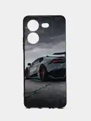 Хром чехол с рисунком на Tecno Pova 5 (Текно Пова 5)
