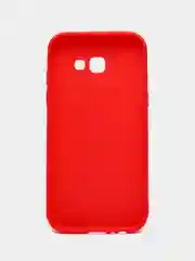 Красный чехол Samsung Galaxy A5 2017 (A520), Самсунг Галакси А5 (А520) силиконовый цветной матовый