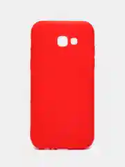Красный чехол Samsung Galaxy A5 2017 (A520), Самсунг Галакси А5 (А520) силиконовый цветной матовый