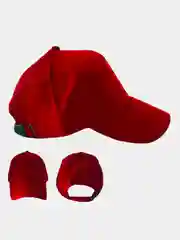Красный бейсболка с мет. застежкой