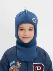 Индиго шапка демисезонная, детская, комплект, осень