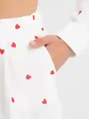 Белый костюм муслиновый женский, с шортами и рубашкой Izy Wear