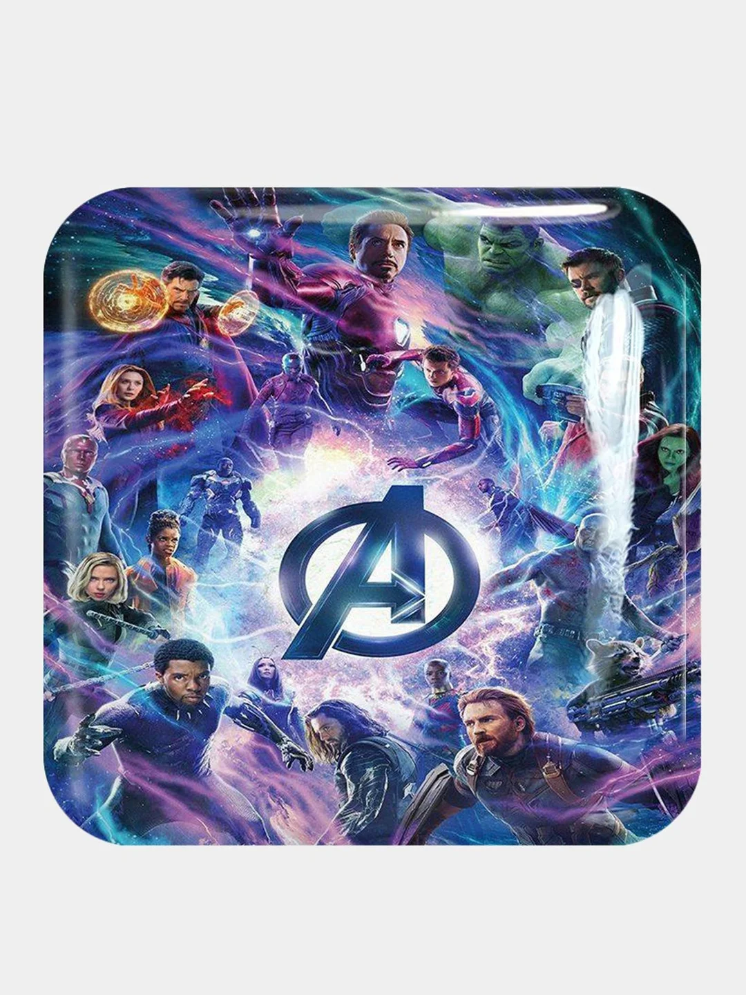 Коричневый 3d стикеры (наклейки) на телефон Marvel Мстители