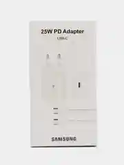 Белый сетевая зарядка для Samsung - TA800 Type-C, белый/черный USB Power Delivery 3.0