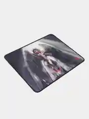 Черный игровой коврик для мыши Defender Angel of Death, ткань, резина, 360 х 270 x 3 мм