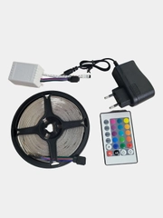 RGB LED лента с пультом управления, 5 м