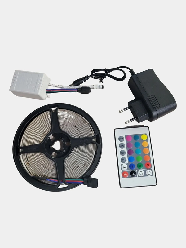 RGB LED лента с пультом управления, 5 м