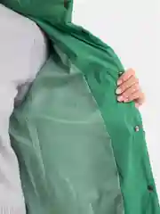 Зеленый куртка женская плащ утепленный ВЕСНА