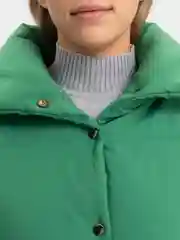 Зеленый куртка женская плащ утепленный ВЕСНА