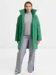 Зеленый куртка женская плащ утепленный ВЕСНА