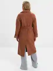 Карамельный пальто женское, оверсайз