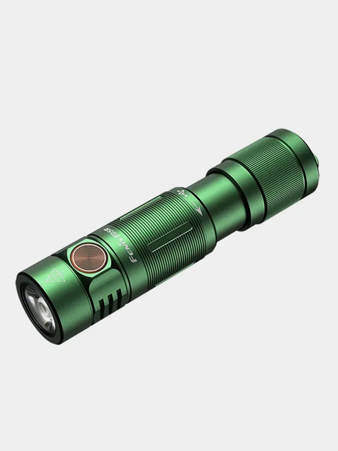 Зеленый фонарь Fenix E05R зелёный (XP-G2 G3, ANSI 400 лм, Li-Po)