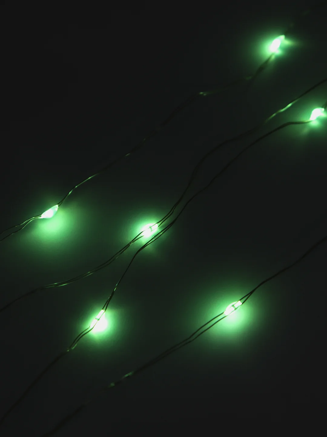 Мятный гирлянда-пробка для декора, светодиодная интерьерная  2 метра 20 LED