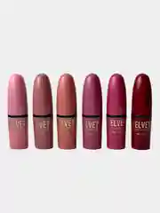 Набор из 6 матовых губных помад LANGMANNI Velvet Matte Lipstick