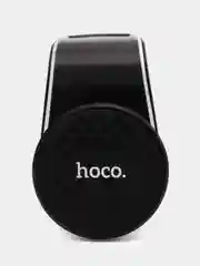 Черный магнитный держатель телефона в автомобиль Hoco CA59, автодержатель на дефлектор