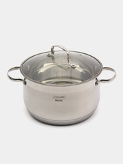Кастрюля Maestro MR-3512-24, с крышкой, 6,5 л, 24 см