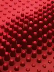Красный коврик резиновый для массажа, тип М
