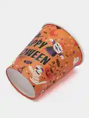 Оранжевый набор стаканов бумажный Halloween, 6 штук, 250 мл "Вечеринка Хэллоуин"
