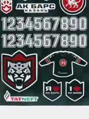 Набор стикеров/наклеек Ак Барс NEW #1