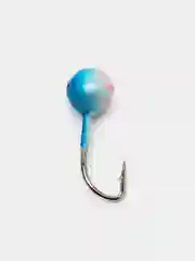 Голубой мормышка шар рыболовная Gamakatsu, на леща, зимняя, светящаяся дробинка