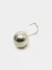 Серебряный мормышка шар рыболовная Gamakatsu, на леща, зимняя, светящаяся дробинка