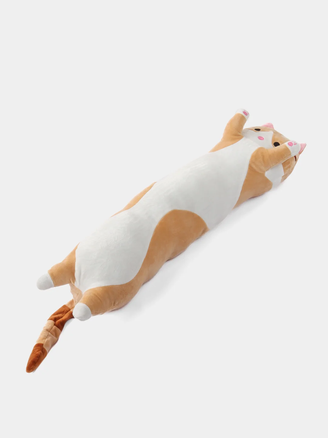 Карамельный мягкая игрушка "Кот батон", 50 / 70 / 90 / 110 см, кот подушка антистресс, кот сосиска,