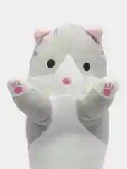 Розовый мягкая игрушка "Кот батон", 50 / 70 / 90 / 110 см, кот подушка антистресс, кот сосиска,