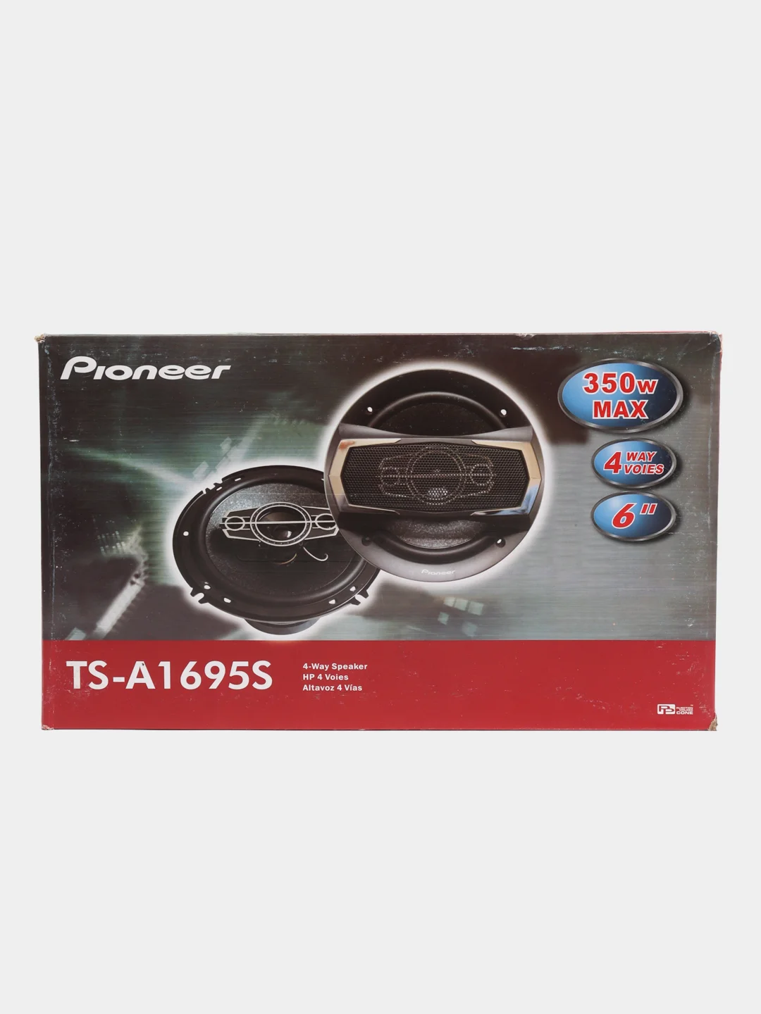 Автомобильные динамики 16 см, колонки Dv-Pioneer 1695 акустика в авто, 350 Вт 6" 160 мм