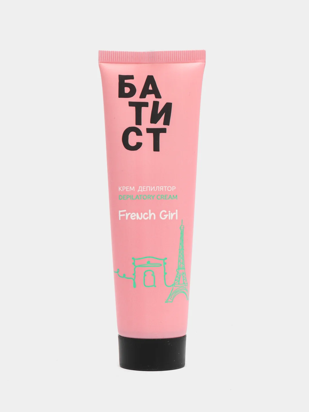Желтый крем-депилятор "Батист" French Girk, Sporty Girl ", подходит для области бикини, 100 мл