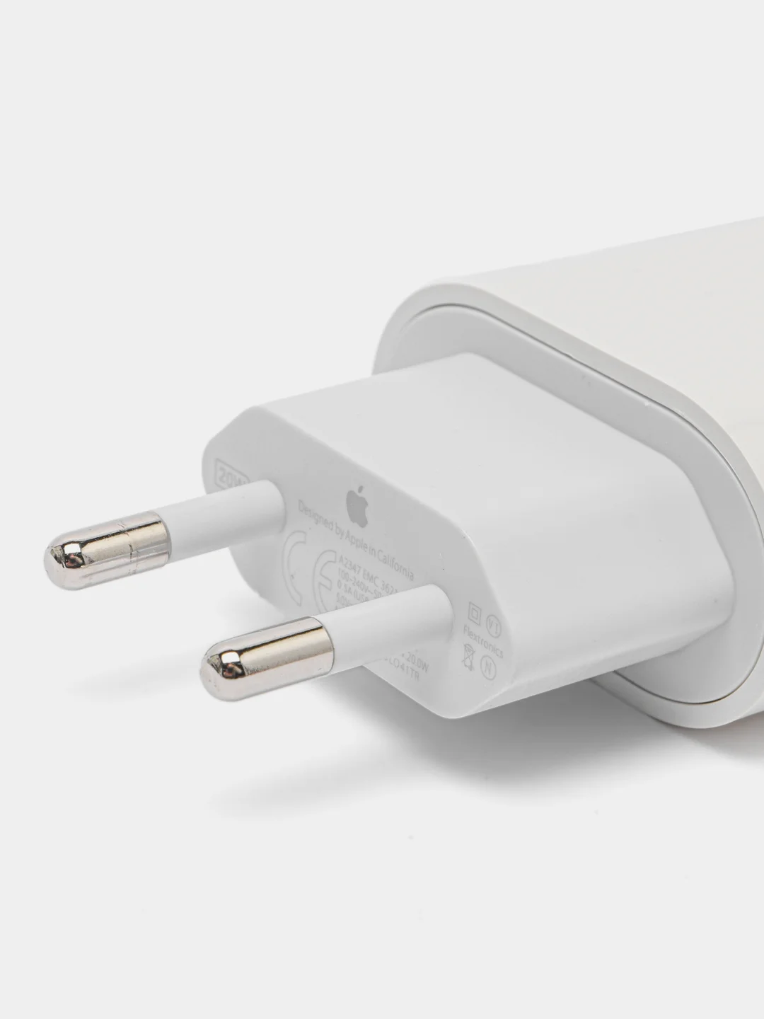 Зарядка быстрая для iPhone: блок Type-C 20W, кабель Type-C - Lightning, 1м