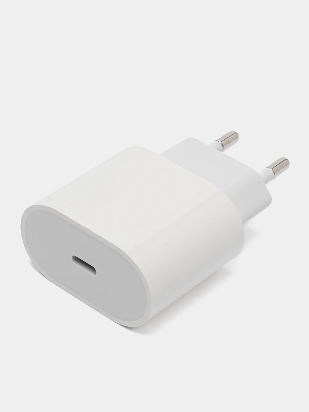 Зарядка быстрая для iPhone: блок Type-C 20W, кабель Type-C - Lightning, 1м