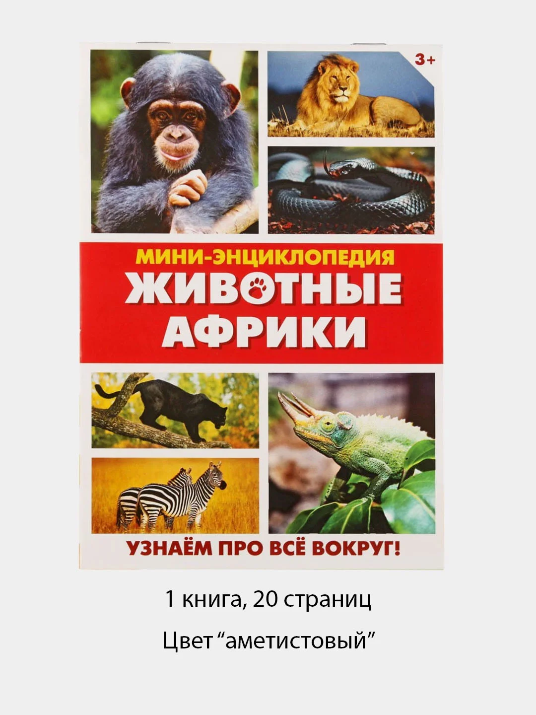 Аметистовый мини-энциклопедии "Мир животных", 20 страниц