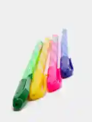 Разноцветный синяя шариковая ручка