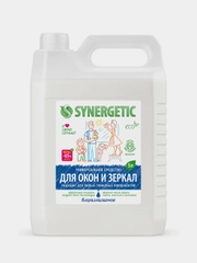 Средство для стекол и зеркал SYNERGETIC универсальное, 5 л