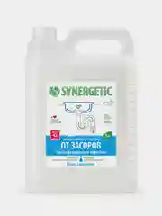 Средство для устранения засоров Synergetic, без запаха, 5 л