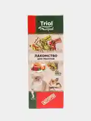 Лакомство для грызунов Triol Original "Зерновые палочки", ассорти, 3 в 1, 75 г