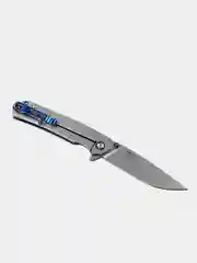 Серебряный нож складной Ruike P801 серебряно-синий