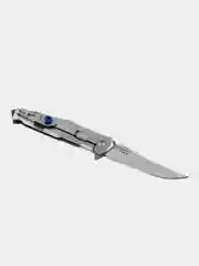 Серебряный нож складной Ruike P108-SF серебряно-синий
