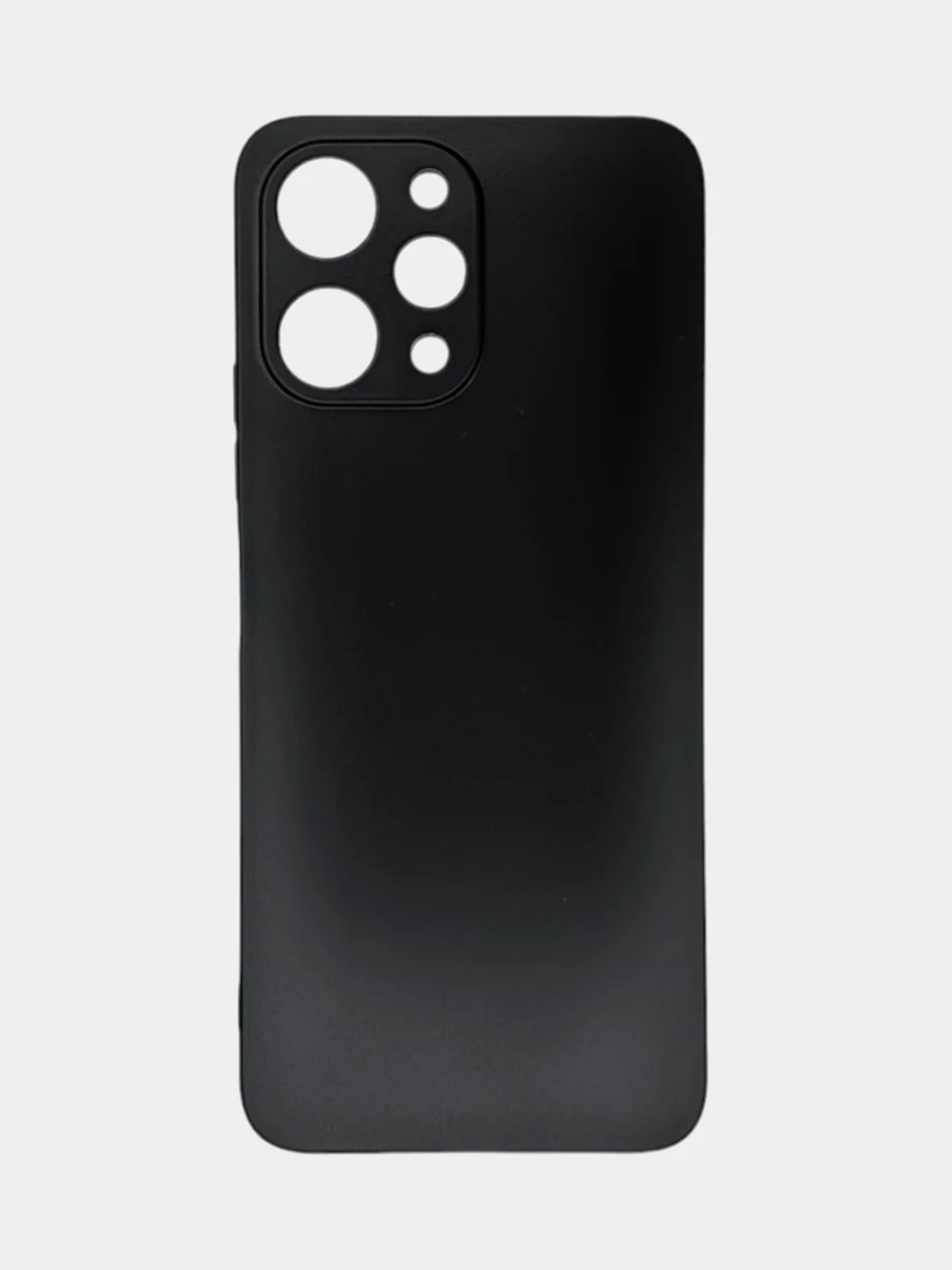 Чехол для Xiaomi Redmi 12 / Сяоми Редми 12, силиконовый, матовый, черный