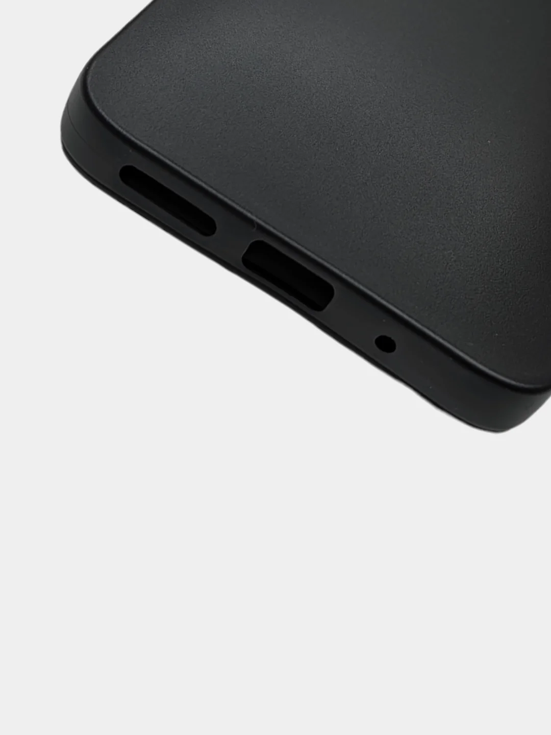 Чехол для Xiaomi Redmi 12 / Сяоми Редми 12, силиконовый, матовый, черный