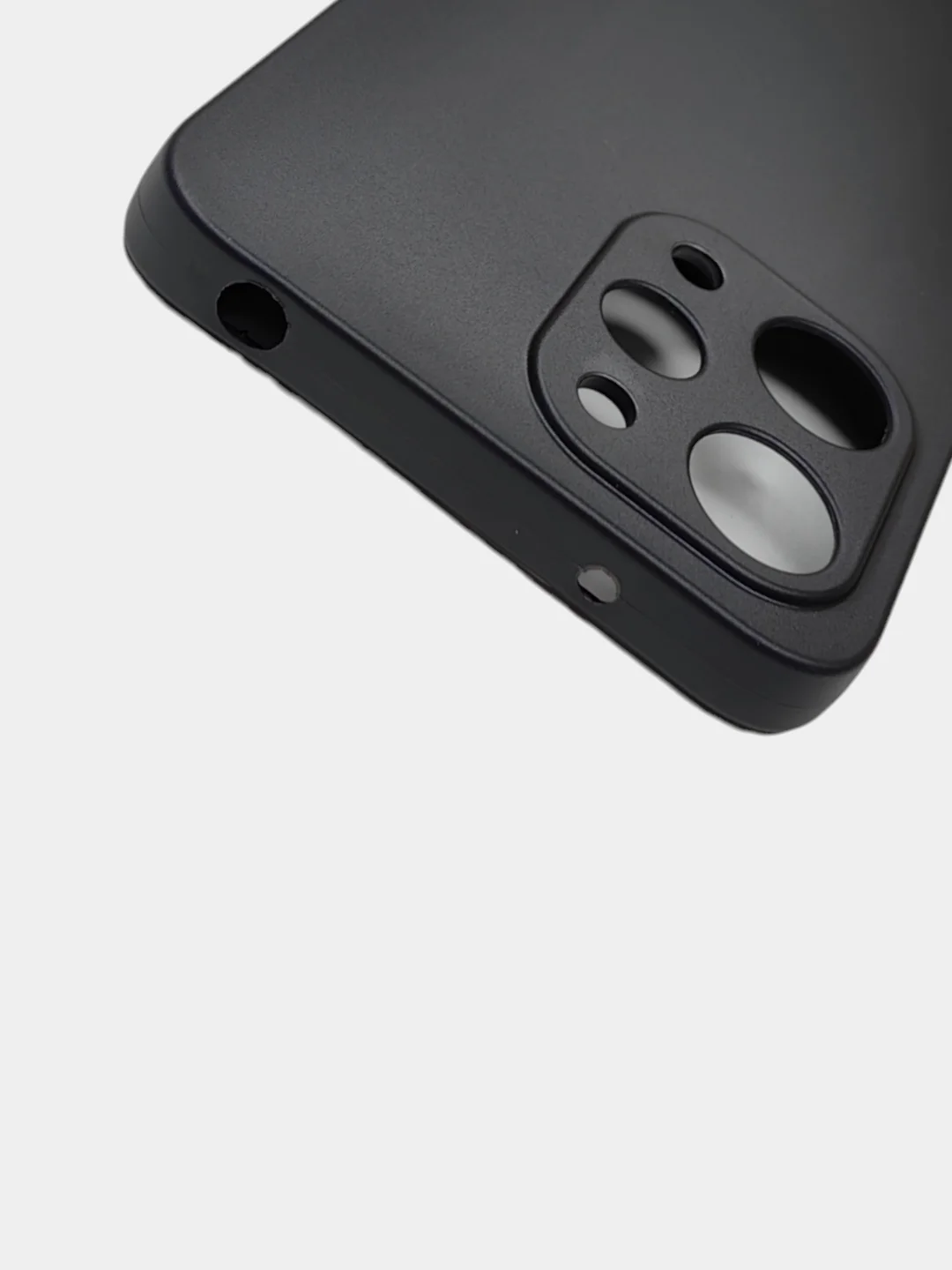 Чехол для Xiaomi Redmi 12 / Сяоми Редми 12, силиконовый, матовый, черный